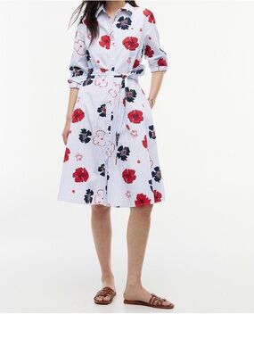 Tommy Hilfiger women’s classic long sleeve poplin dress